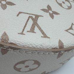 Pre Owned Louis Vuitton Looping beige with black leather