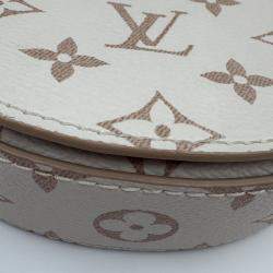 Pre Owned Louis Vuitton Looping beige with black leather