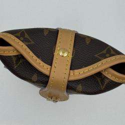 Pre Owned Louis Vuitton Fold Me Pouch Shoulder Bag Monogram Canvas Leather