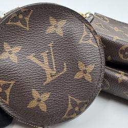 Pre Owned Louis Vuitton Multi Pochette Accessoires Monogram Rose Claire Coated Canvas Leather Bag