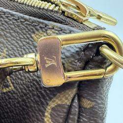 Pre Owned Louis Vuitton Multi Pochette Accessoires Monogram Rose Claire Coated Canvas Leather Bag