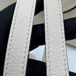 Pre Owned Louis Vuitton Onthego white Monogram Empreinte Leather Size PM