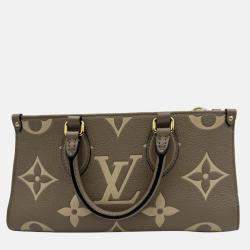Pre Owned Louis Vuitton OnTheGo East West Monogram Empreinte Leather Tote Bag