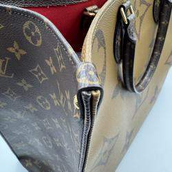 Pre Owned Louis Vuitton Monogram Reverse Giant Canvas OnTheGo GM Bag