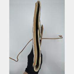 Pre Owned حقيبة لويس فيتون قماش مونوغرام أبيض للمجوهرات