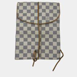 Pre Owned حقيبة لويس فيتون قماش مونوغرام أبيض للمجوهرات