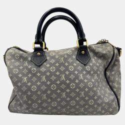مملوكة مسبقًا حقيبة لويس فويتون سبييدي 30 رمادية قديمة العلامة LV
