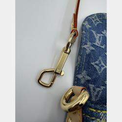 Pre Owned Louis Vuitton LV x MURAKAMI cherry print denim sunset hobo bag