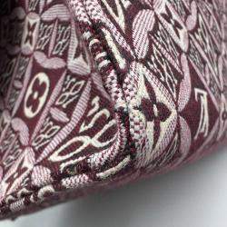 Pre Owned Louis Vuitton Onthego GM Monogram Jacquard Since 1854 Canvas Tote Bag