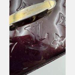 Pre Owned Louis Vuitton Amarante Monogram Vernis Leather Bellflower GM Bag