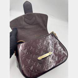 Pre Owned Louis Vuitton Amarante Monogram Vernis Leather Bellflower GM Bag