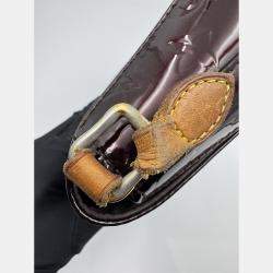 Pre Owned Louis Vuitton Amarante Monogram Vernis Leather Bellflower GM Bag