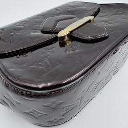 Pre Owned Louis Vuitton Amarante Monogram Vernis Leather Bellflower GM Bag