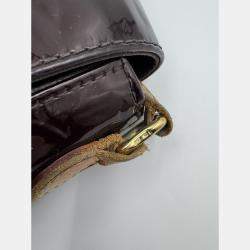 Pre Owned Louis Vuitton Amarante Monogram Vernis Leather Bellflower GM Bag