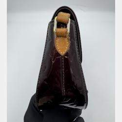 Pre Owned Louis Vuitton Amarante Monogram Vernis Leather Bellflower GM Bag