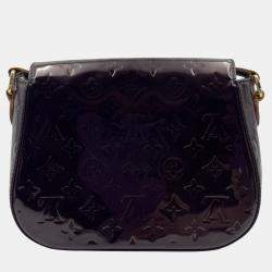 Pre Owned Louis Vuitton Amarante Monogram Vernis Leather Bellflower GM Bag