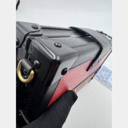 Pre Owned Louis Vuitton red Leather Petite Malle