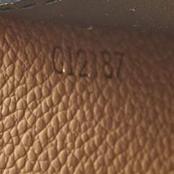 Pre Owned Louis Vuitton Black Monogram Empreinte Leather Josephine Wallet