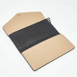 Pre Owned Louis Vuitton Black Monogram Empreinte Leather Josephine Wallet