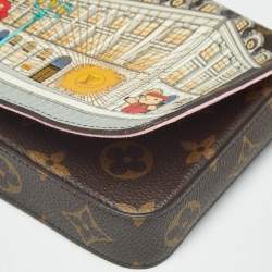 مملوكة مسبقًا Louis Vuitton Monogram Canvas Christmas Animation Paris Pochette Felicie Bag
