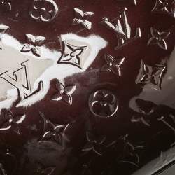 Pre Owned Louis Vuitton Amarante Monogram Vernis Brea MM Bag