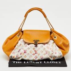 Pre Owned Louis Vuitton Limited Edition Richard Prince Monogram Watercolor Canvas Aquarelle Jamais Bag