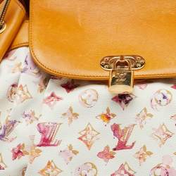 Pre Owned Louis Vuitton Limited Edition Richard Prince Monogram Watercolor Canvas Aquarelle Jamais Bag