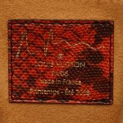 Pre Owned Louis Vuitton Ombre Monogram Canvas and Karung Leather Richard Prince Mancrazy Jokes Bag