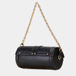 Pre Owned Louis Vuitton Black Epi Papillon Trunk