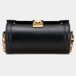 Pre Owned Louis Vuitton Black Epi Papillon Trunk