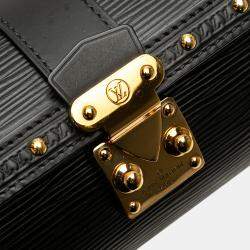 Pre Owned Louis Vuitton Black Epi Papillon Trunk