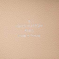 Pre Owned Louis Vuitton Beige Brown Monogram Mahina Hina PM