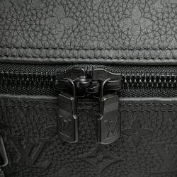 Pre Owned Louis Vuitton Keepall Bandouliere 50 Monogram Taurillon Black Leather Boston Bag