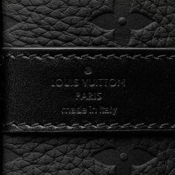 Pre Owned Louis Vuitton Keepall Bandouliere 50 Monogram Taurillon Black Leather Boston Bag