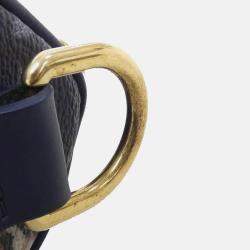 Pre Owned Louis Vuitton Keepall Bandouliere 25 Ancre, Blue Monogram Bleach Canvas Boston Bag