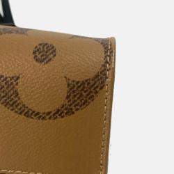 Pre Owned Louis Vuitton Onthego MM Giant Monogram Canvas Tote Bag