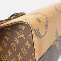 Pre Owned Louis Vuitton Onthego MM Giant Monogram Canvas Tote Bag