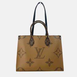 Pre Owned Louis Vuitton Onthego MM Giant Monogram Canvas Tote Bag