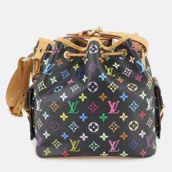 Pre Owned Louis Vuitton Petit Noe Monogram Multicolore Canvas Shoulder Bag