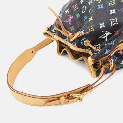 Pre Owned Louis Vuitton Petit Noe Monogram Multicolore Canvas Shoulder Bag