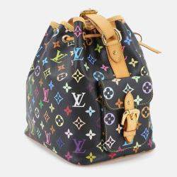 Pre Owned Louis Vuitton Petit Noe Monogram Multicolore Canvas Shoulder Bag