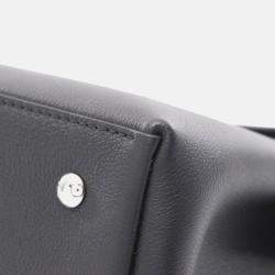 Pre Owned Louis Vuitton Rock Me Ever MM Black Leather Top Handle Bag
