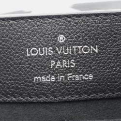 Pre Owned Louis Vuitton Rock Me Ever MM Black Leather Top Handle Bag