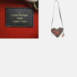 Pre Owned Louis Vuitton Monogram Sac Coeur Falling In Love Shoulder Bag Canvas Brown