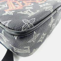 Pre Owned Louis Vuitton Danube Ink Upside Down Monogram Canvas Shoulder Bag