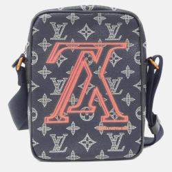 Pre Owned Louis Vuitton Danube Ink Upside Down Monogram Canvas Shoulder Bag