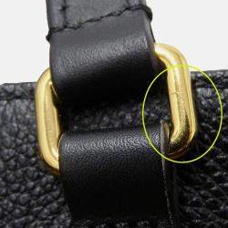 Pre Owned Louis Vuitton Onthego GM Black Monogram Empreinte Leather Tote Bag