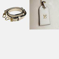 Pre Owned Louis Vuitton Trianon PM Creme Monogram Empreinte Leather Shoulder Bag