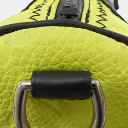 Pre Owned Louis Vuitton Day Break Polochon Gris, Jaune Leather Shoulder Bag