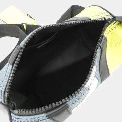 Pre Owned Louis Vuitton Day Break Polochon Gris, Jaune Leather Shoulder Bag